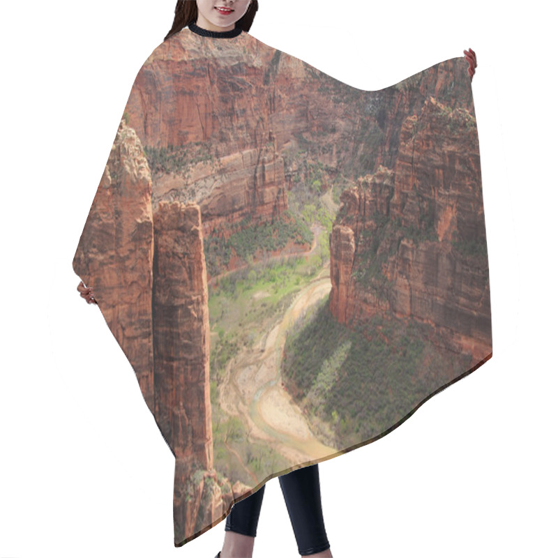 Personality  View Of Zion Canyon Hair Cutting Cape