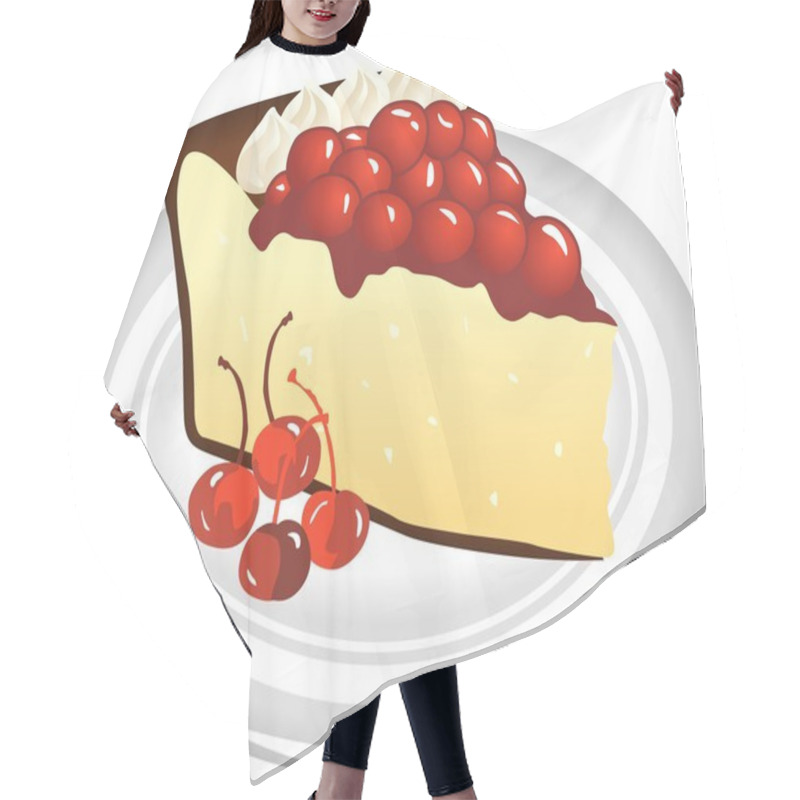 Personality  Slice Of Cheesecake Hair Cutting Cape