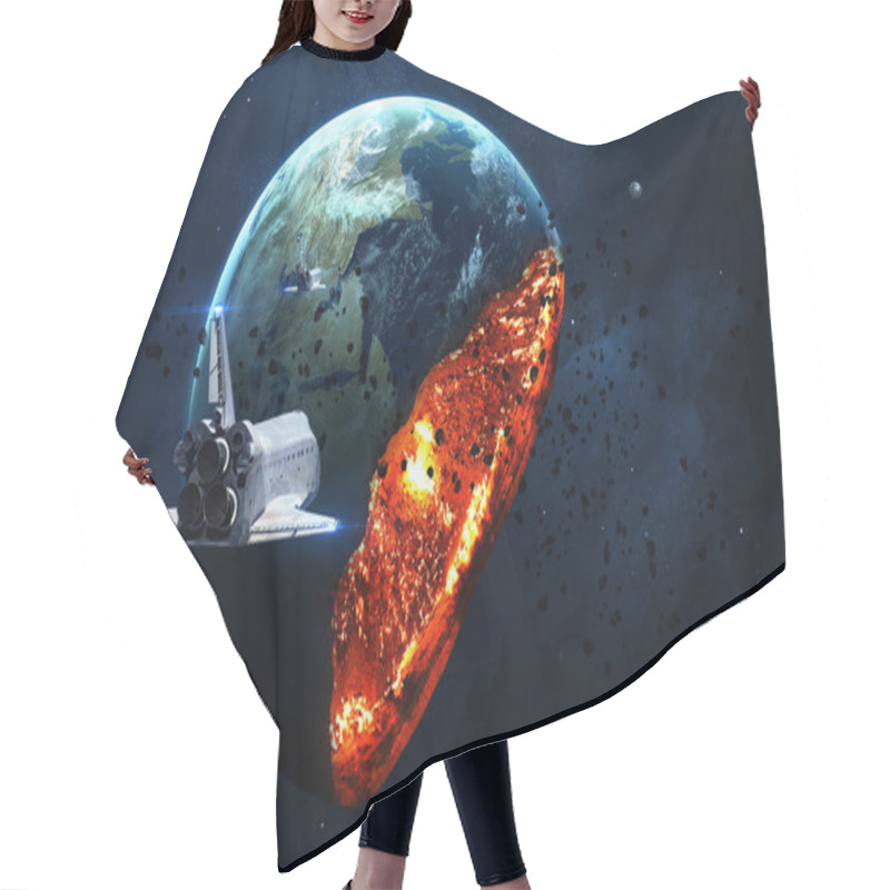 Personality  Apocalyptic Background - Planet Earth Exploding, Armageddon Illustration, End Of Time. Elements Of This Image Furnished By NASA Hair Cutting Cape