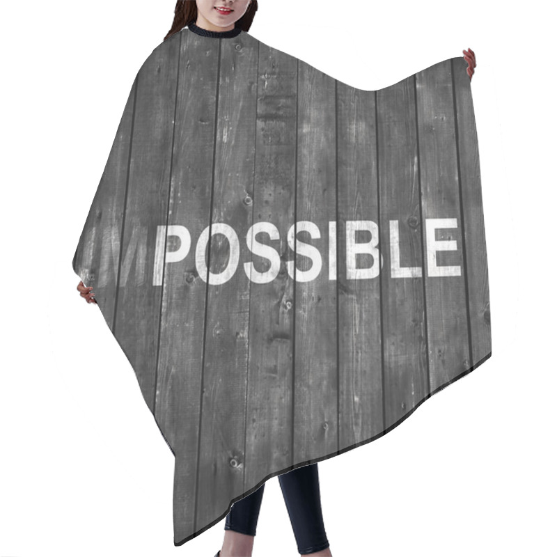 Personality  Impossible Concept Hair Cutting Cape