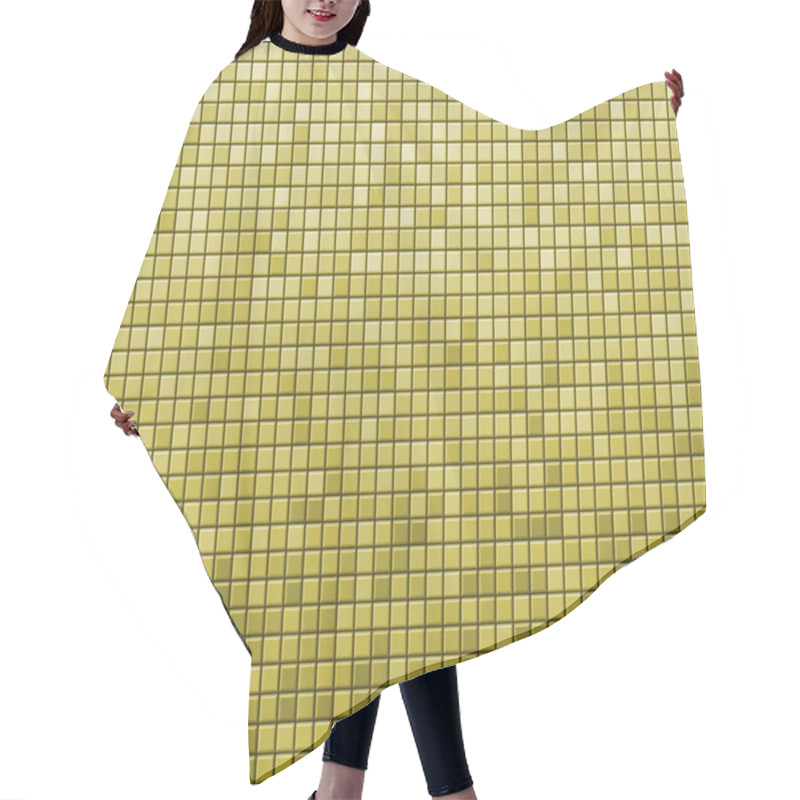 Personality  Yellow Tile Hair Cutting Cape