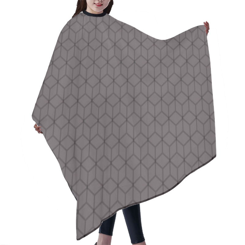 Personality  Hexagonal Cell Pattern Hair Cutting Cape