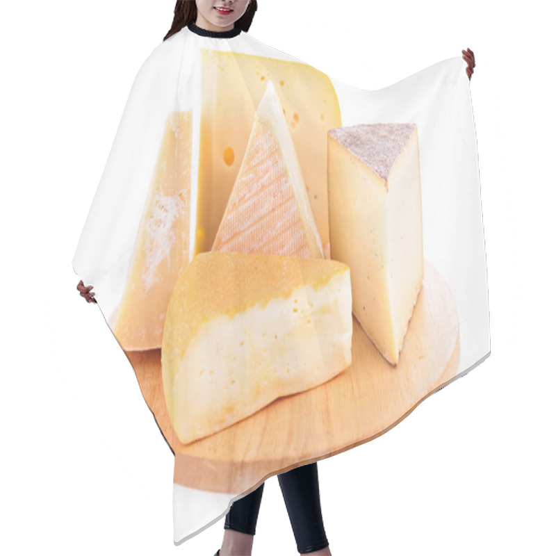 Personality  Assortment Of Cheese Hair Cutting Cape