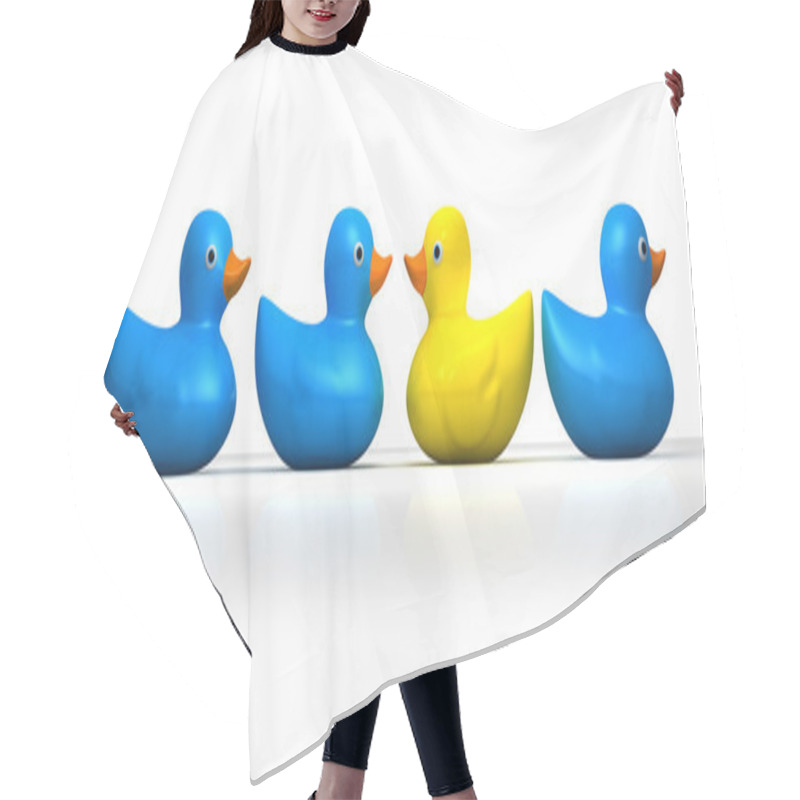 Personality  Rubber Duck Against The Flow Hair Cutting Cape