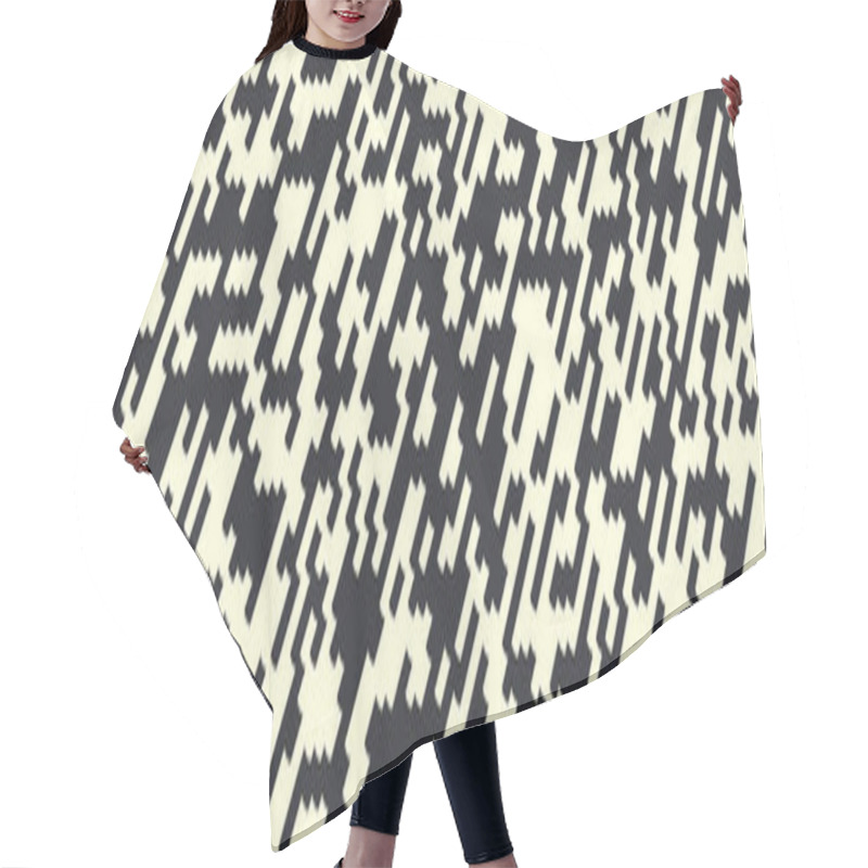 Personality  Abstract Geometric Pattern, Generative Computational, Vector Illustration  Hair Cutting Cape