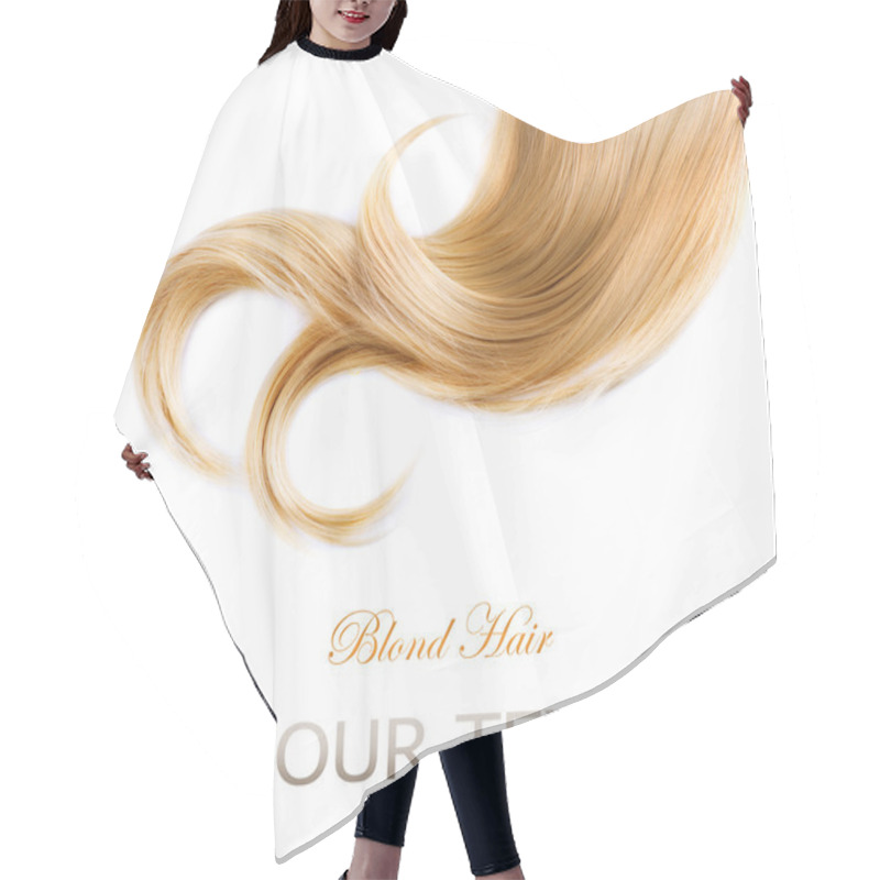 Personality  Blond Hair Hair Cutting Cape