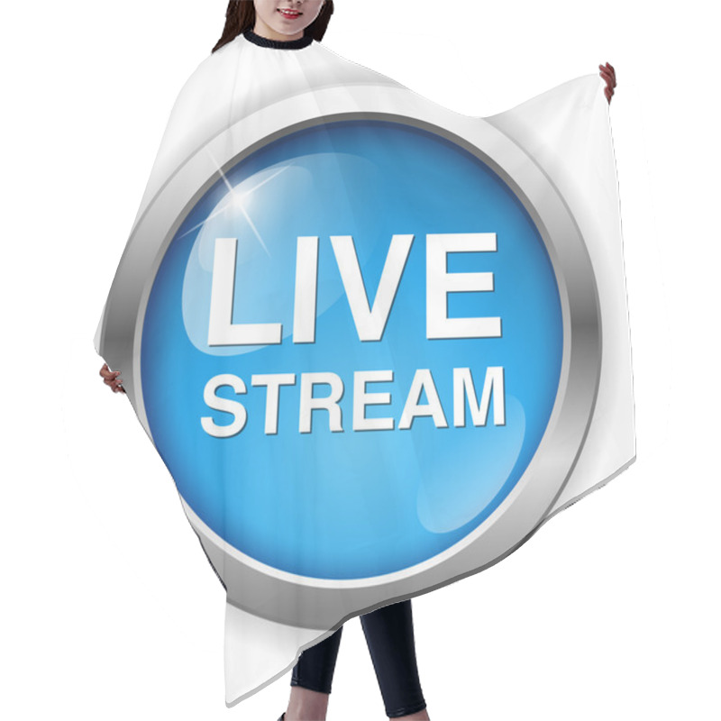 Personality  Live Stream Icon Hair Cutting Cape