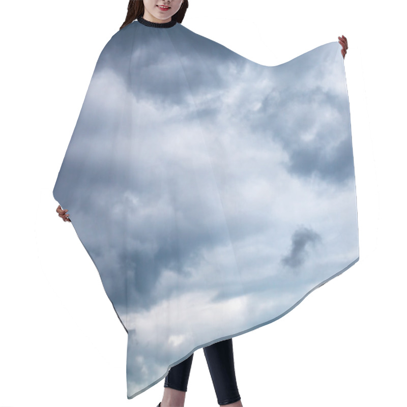 Personality  Dark Grey Storm Clouds In Summer Hair Cutting Cape