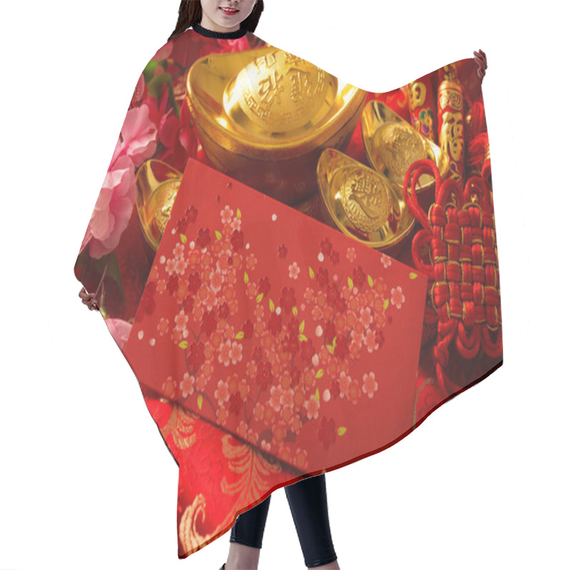 Personality  Chinese New Year Concept Hair Cutting Cape