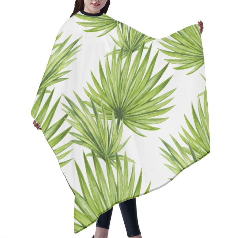 Personality  Palm Trees Leaves Hair Cutting Cape