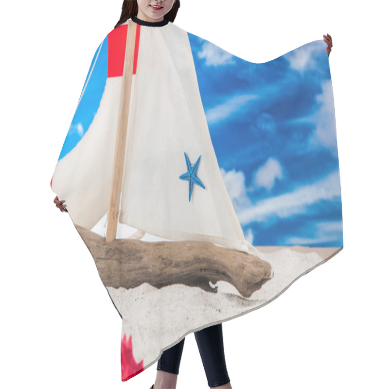 Personality  Summer Beach Stuff Hair Cutting Cape