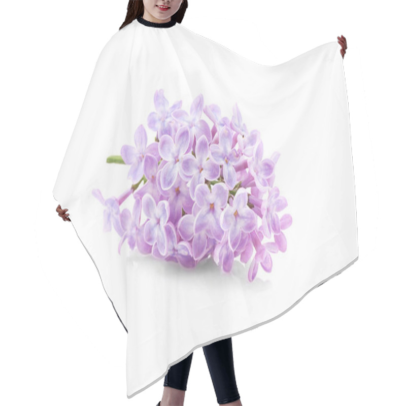 Personality  Branch Of Lilac Flowers Hair Cutting Cape