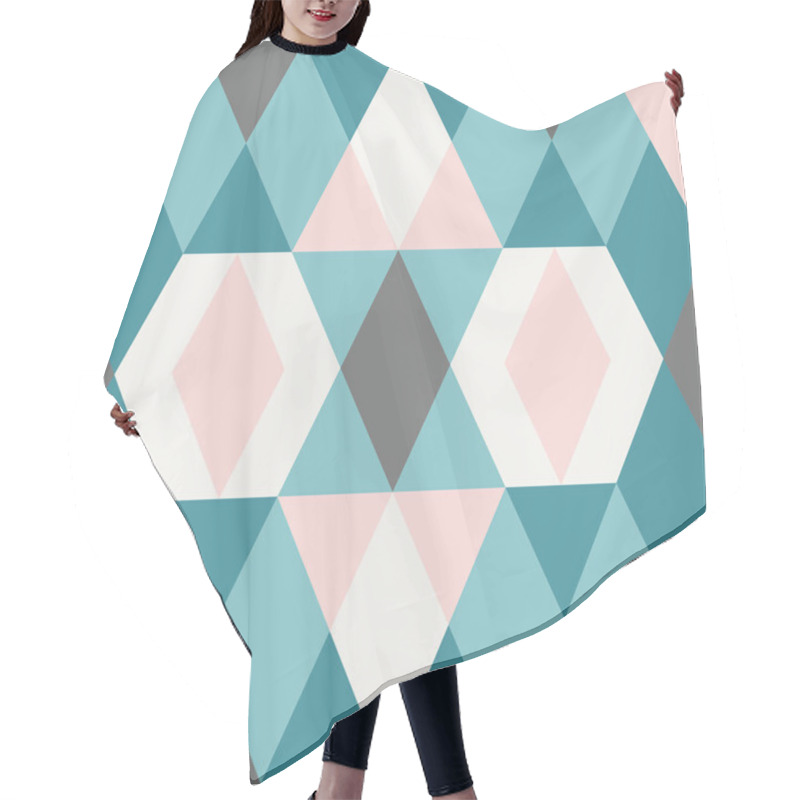 Personality  Abstract Geometrical Pattern Hair Cutting Cape