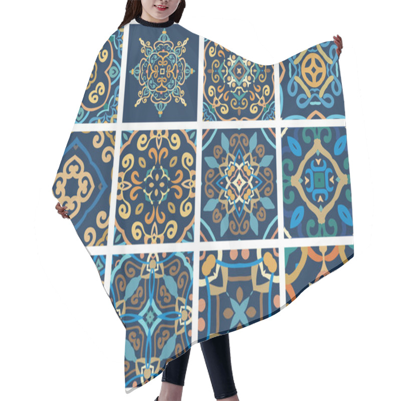 Personality  Arabic Decorative Tiles Hair Cutting Cape