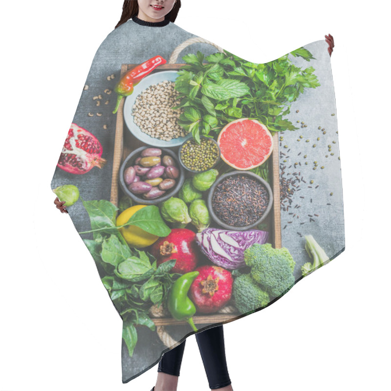 Personality  Healthy Food Ingredients Hair Cutting Cape