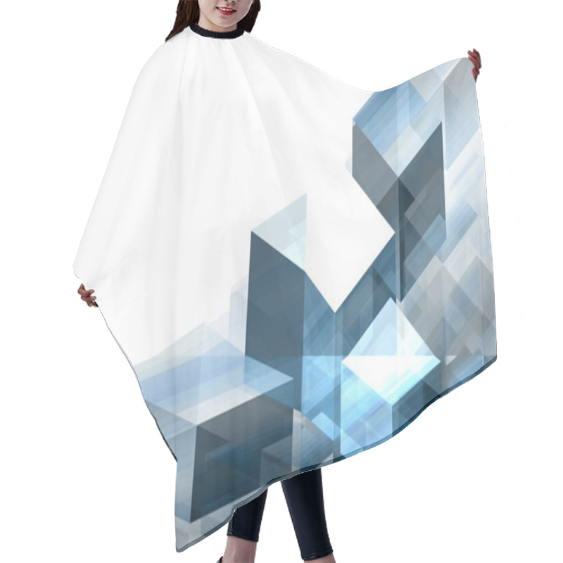 Personality  Abstract Business Science Or Technology Background Hair Cutting Cape