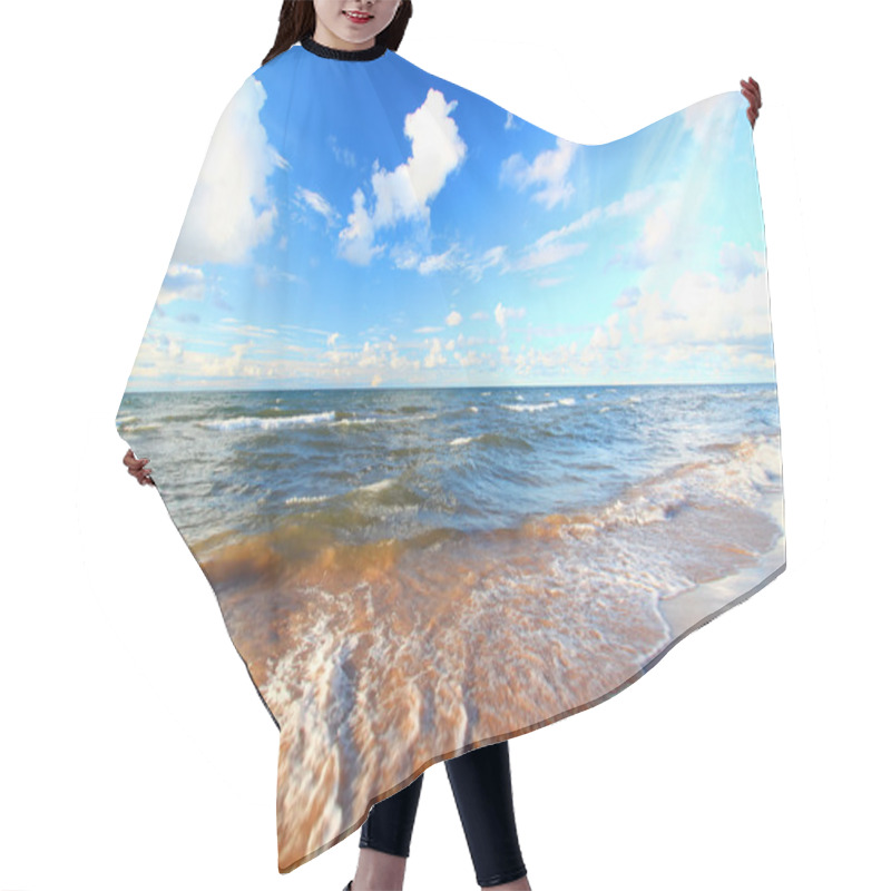 Personality  Lake Superior Beach Michigan Hair Cutting Cape