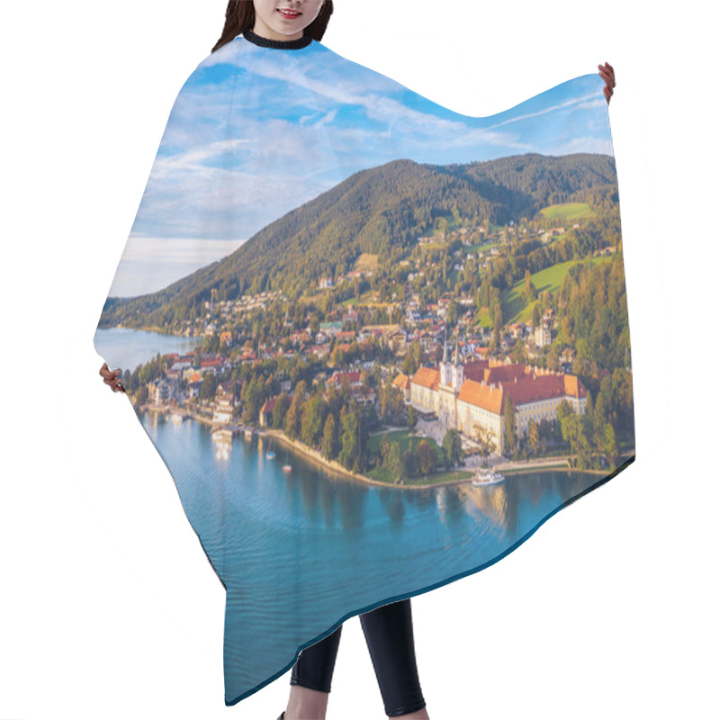 Personality  Tegernsee, Germany. Lake Tegernsee In Rottach-Egern (Bavaria), G Hair Cutting Cape