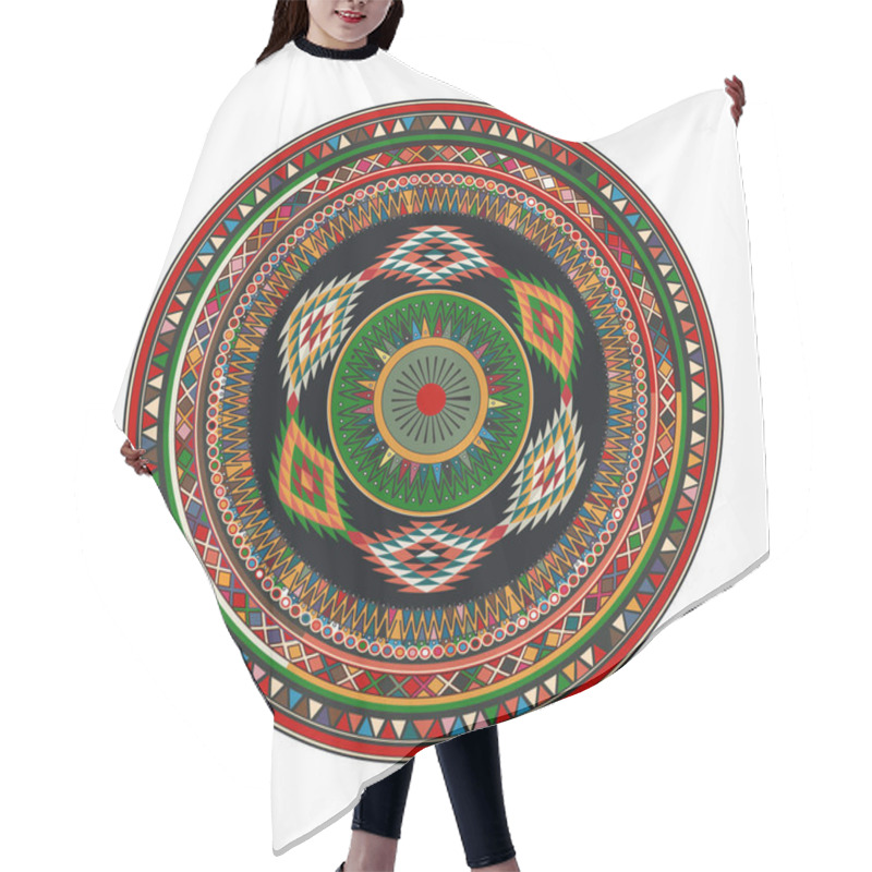 Personality  Aztec Mandala Hair Cutting Cape