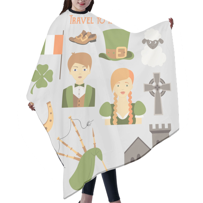 Personality  Travel To Ireland Hair Cutting Cape