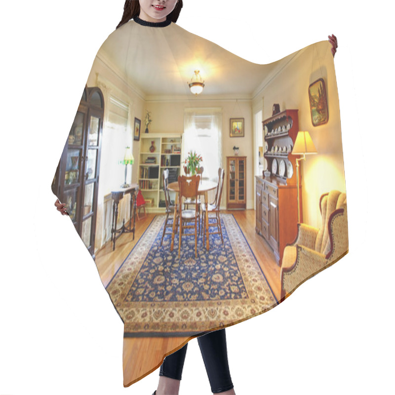 Personality  Cute Old House Dining Room With English Style. Hair Cutting Cape