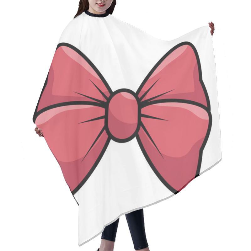 Personality  Bow Cute Female Icon Hair Cutting Cape