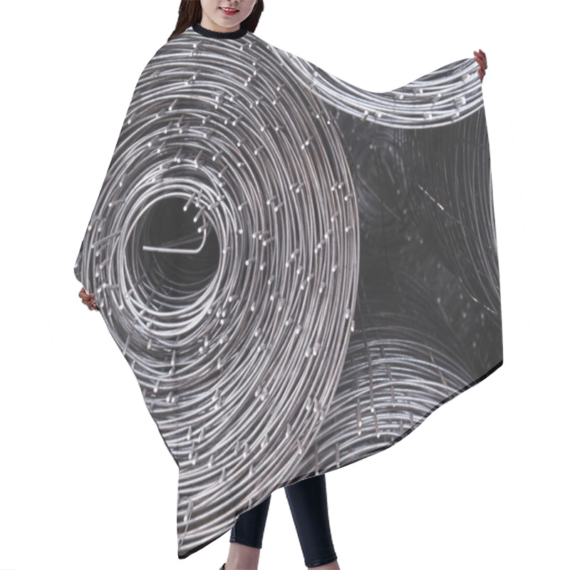 Personality  Rolls Of Iron Mesh Hair Cutting Cape