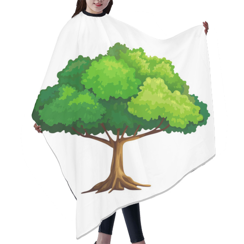 Personality  Tree Vector Hair Cutting Cape