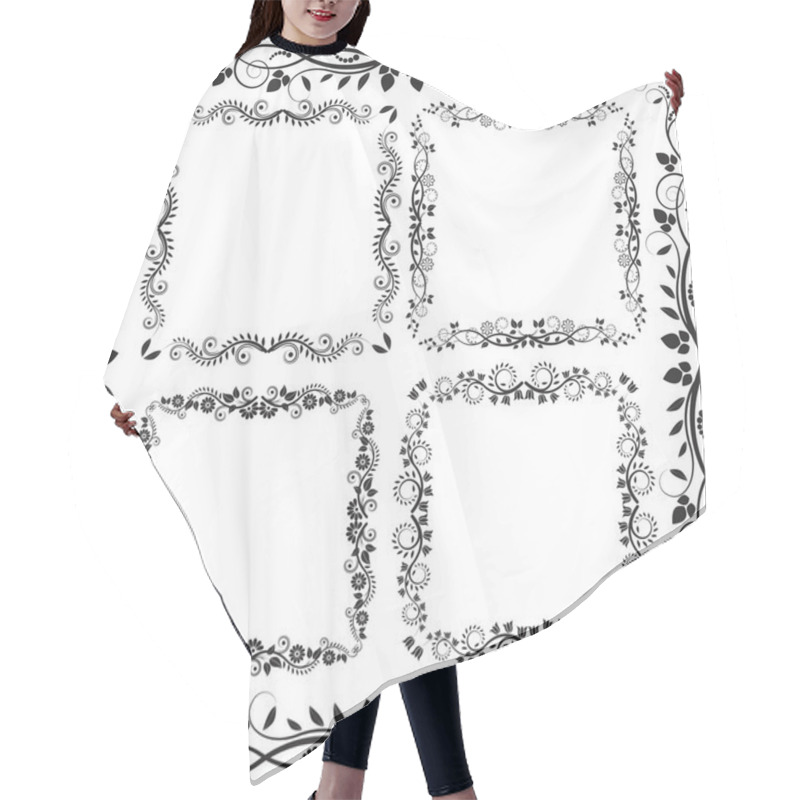 Personality  Square Frames Hair Cutting Cape