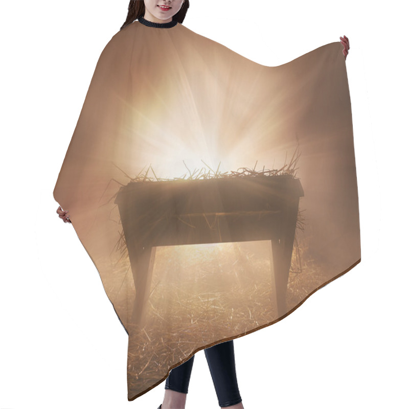 Personality  Bright Lights With Manger Hair Cutting Cape