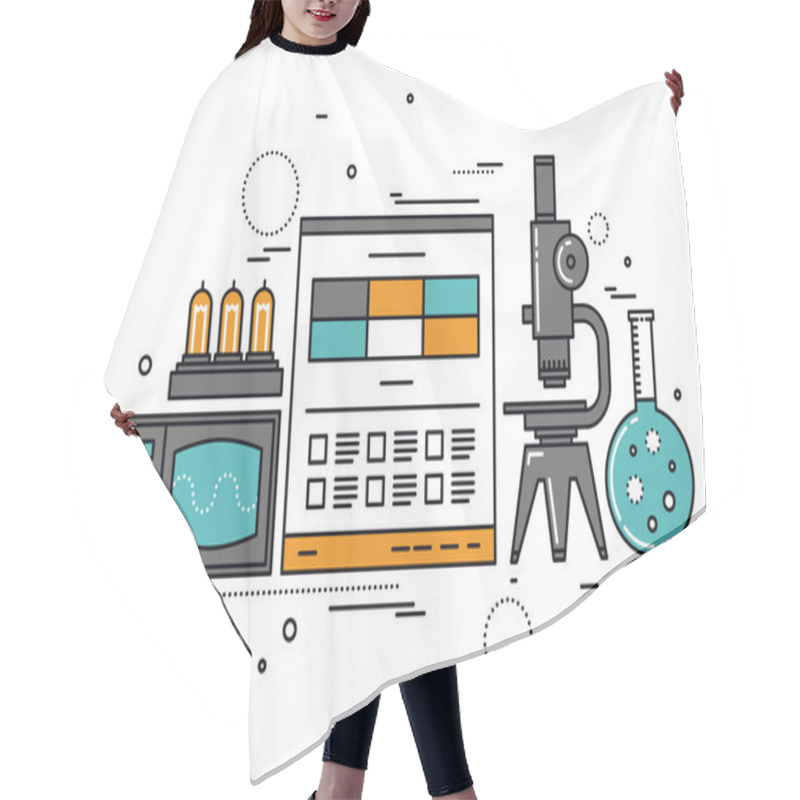 Personality  Electrical Science Tools Hair Cutting Cape