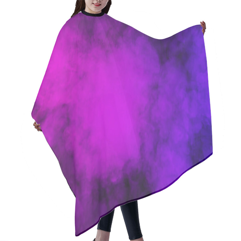 Personality  Abstract Mystic Violet Smoky Background Hair Cutting Cape