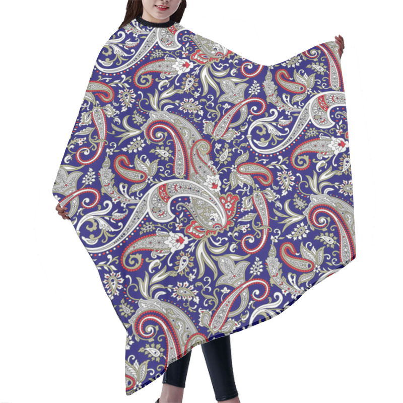 Personality  Paisley Seamless Pattern Hair Cutting Cape