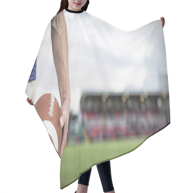 Personality  Sports Player Holding Ball  Hair Cutting Cape