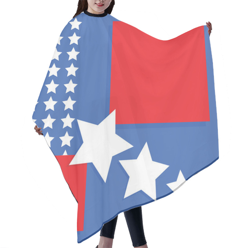 Personality  USA Background Hair Cutting Cape