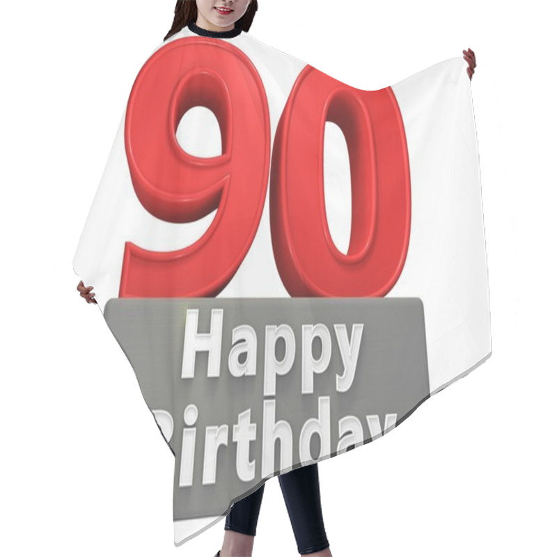 Personality  Big Happy Birthday Hair Cutting Cape