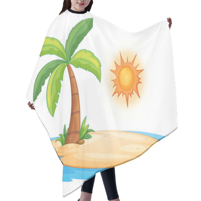 Personality  Desert Island Hair Cutting Cape