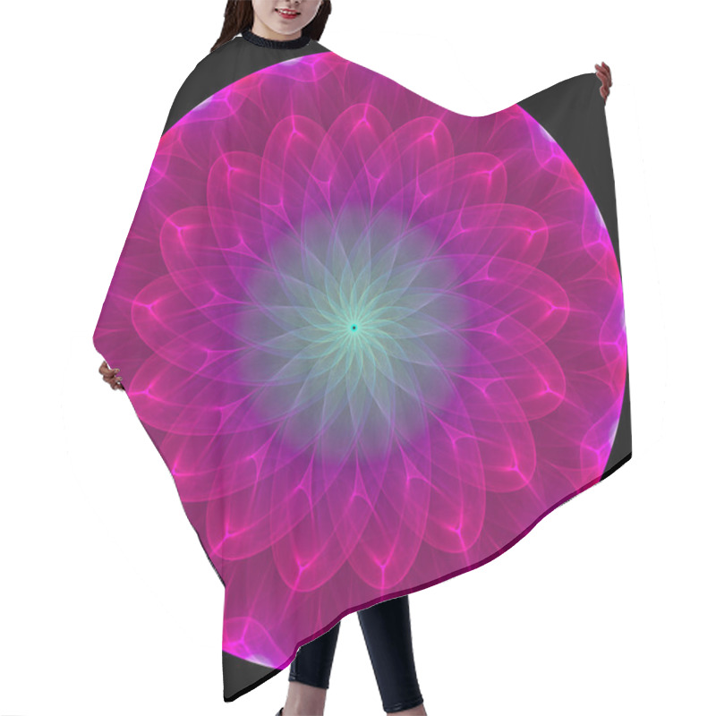 Personality  Abstract Symmetrical Symbol Hair Cutting Cape