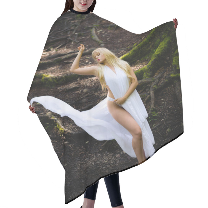 Personality  Fairy Like Woman Hair Cutting Cape