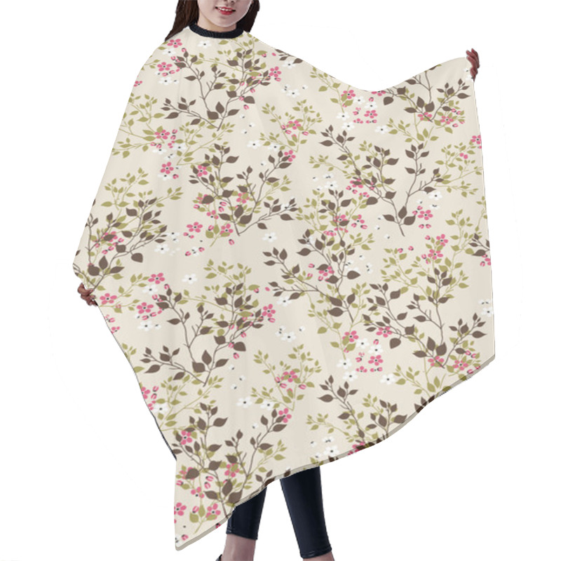 Personality  It's A Unique Digital Traditional Geometric Ethnic Border, Floral Leaves Baroque Pattern And Mughal Art Elements, Abstract Texture Motif, And Vintage Ornament Artwork Combination For Textile Printing. Hair Cutting Cape