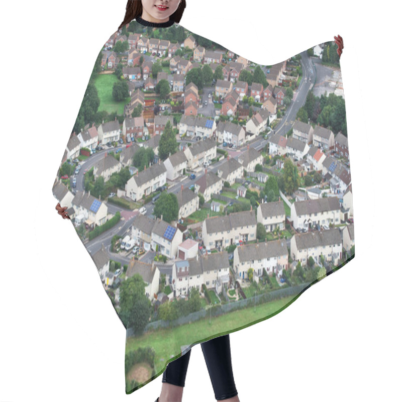 Personality  Aerial Views Of Houses Hair Cutting Cape