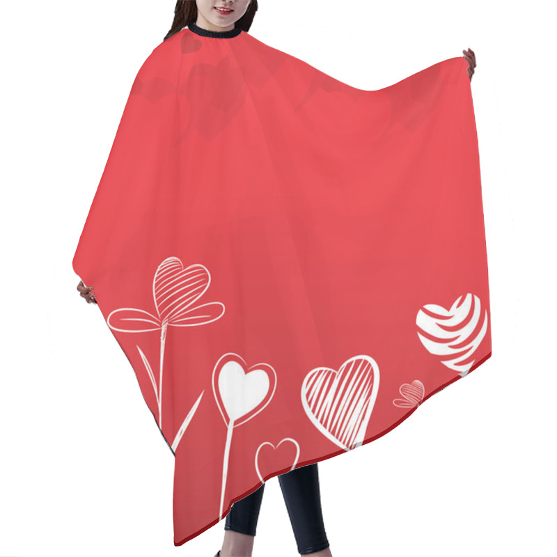 Personality  Lovely Greeting Card Hair Cutting Cape