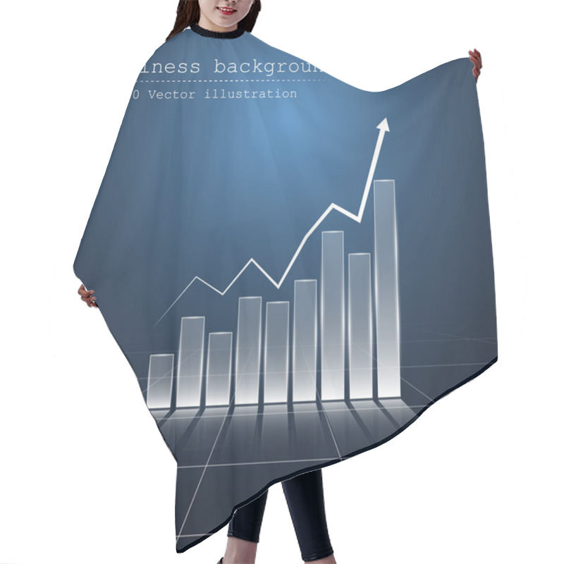 Personality  Business Background Hair Cutting Cape