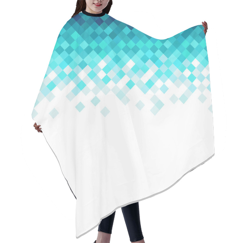 Personality  Abstract Rhombus Mosaic Background Hair Cutting Cape