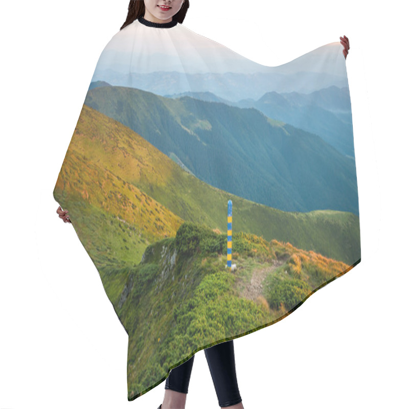 Personality  Ukrainian Border In The Carpathian Mountains, The Border With Ro Hair Cutting Cape