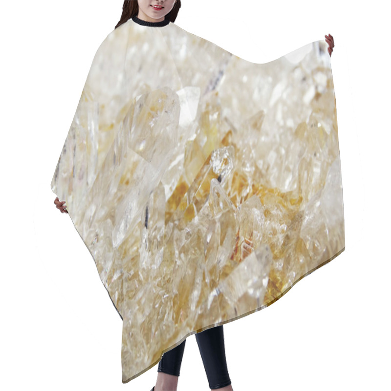 Personality  Rock Crystal Quartz Geode Geological Crystals  Hair Cutting Cape