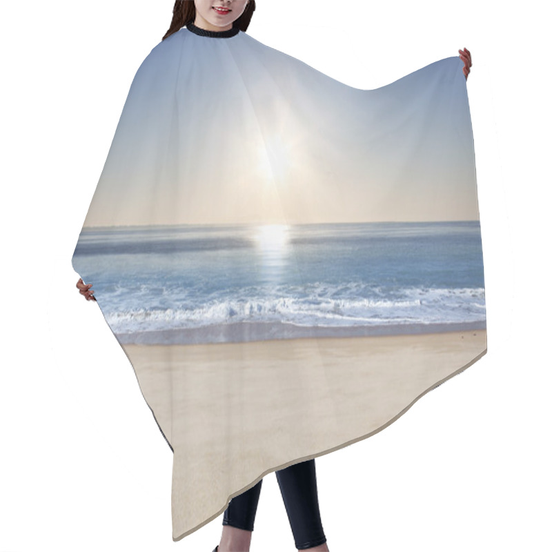 Personality  Beach At Sunrise Hair Cutting Cape