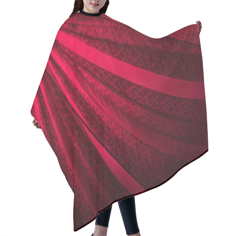 Personality  Red Circus Tent Interior Hair Cutting Cape