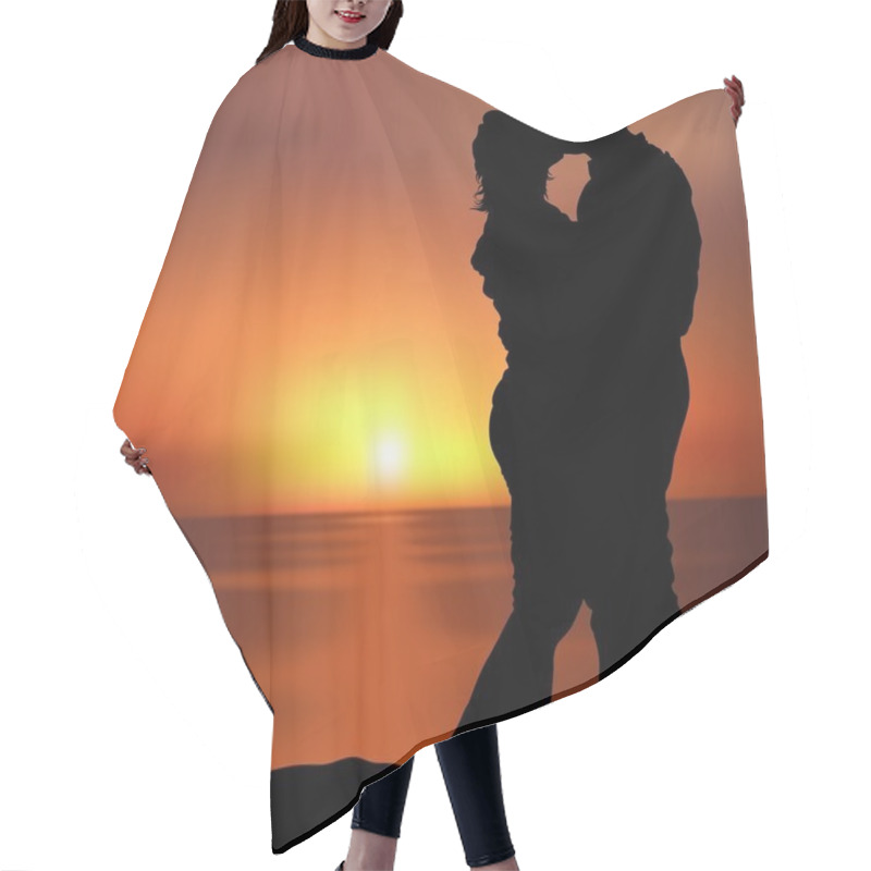 Personality  Sunset Lovers Hair Cutting Cape