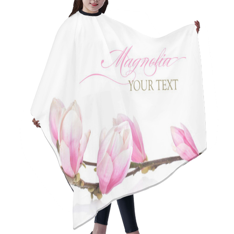 Personality  Magnolia Flowers Hair Cutting Cape